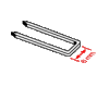 Agrafes type 55, longueur 23 mm