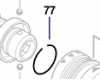 Anneau �lastique ref 1 614 601 026 BOSCH