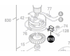 Jeu de balais charbon r�f. 1 617 014 110 DE BOSCH