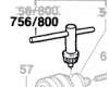 Cl� de mandrin SG2 BOSCH