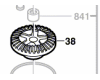 Couronne d�angle r�f. 2 609 110 150 BOSCH