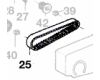 Courroie dent�e pour rabot PHO 100 et PHO 15-82 BOSCH