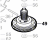 Accouplement � friction pour AHS 6000 PRO-T BOSCH