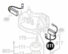 Balais charbon r�f. 1 617 014 144 BOSCH