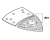 Plateau de pon�age r�f. 2 609 000 120 pour Ventaro et PSM 160