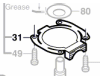 Ressort tendeur r�f. 1 601 290 007 BOSCH