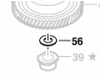 Rondelle de compensation r�f. 2 600 101 617 BOSCH