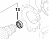 Roulement pour perforateur r�f. 2 600 905 032 BOSCH