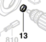 Roulement � billes pour rabot BOSCH PHO 25-82
