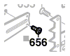 Vis t�te frais�e r�f. 1 603 421 003 BOSCH