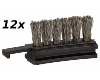 12x mini-brosses acier pour brosse acier Ø180mm PWR 180 CE