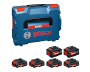 Set batteries 2x EXBA18V-80 + 4x EXBA18V-40 BOSCH