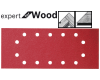 Abrasif Expert for Wood and Paint  115x280 mm - 14 perforations