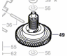 Accouplement à friction pour taille-haies AHS 55-24 S BOSCH