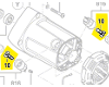 Balais charbon 2 610 Z01 971 BOSCH