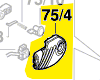 Boitier interrupteur réf. F 016 L66 619 BOSCH