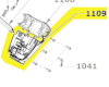 capot boitier interrupteur réf. 5131040238 Ryobi