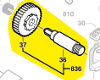 Broche porte mandrin réf. 2 609 000 771 BOSCH