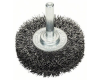 Brosse circulaire Ø50mm largeur 15mm fils acier 0,2mm