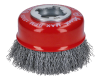 Brosse boisseau XLock Ø75mm fils acier ondulés clean for Metal