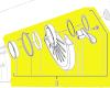 Capot pendulaire protection lame réf. 200444005 AEG