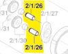 Cheville réf. 2 609 003 845 BOSCH