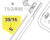clip fixation câble réf. F 016 L66 895 Bosch