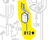 Condensateur antiparasitaire réf. 1 617 328 015 BOSCH