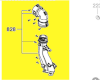 conduit aspiration poussière réf. 1 609 B02 970 Bosch
