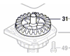 Couronne d'angle réf. 1 600 A00 J95 BOSCH