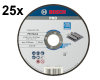 25 disques à tronçonner PRO Metal Ø150mm Bosch