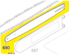 Guide-chaine longueur 45 cm