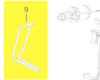 Arceau guide réf. 4931473690 AEG