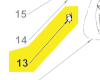 interrupteur coupe-bordures Ryobi réf. 5131041452