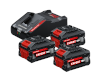 Chargeur rapide EXPERT EXAL18V-160 + 3x batterie EXBA18V-80 BOSC