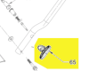 manette guidon tondeuse réf. 5131033551 Ryobi