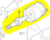 Moteur réf. 2 610 033 427 Dremel