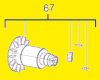 rotor de moteur réf. 4931453066 AEG
