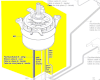 Moteur 18V réf. 1 607 000 DL7 Bosch