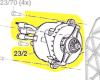 Moteur 18V réf. 1 607 022 66Y Bosch