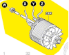 Moteur 10,8V réf. 2 609 199 654 Bosch