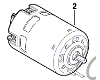 Moteur GSR 36 VE-2-LI / GSR 36 VE-2-LI Bosch