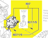 Moteur entraînement roue Indego réf. F 016 104 253 Bosch