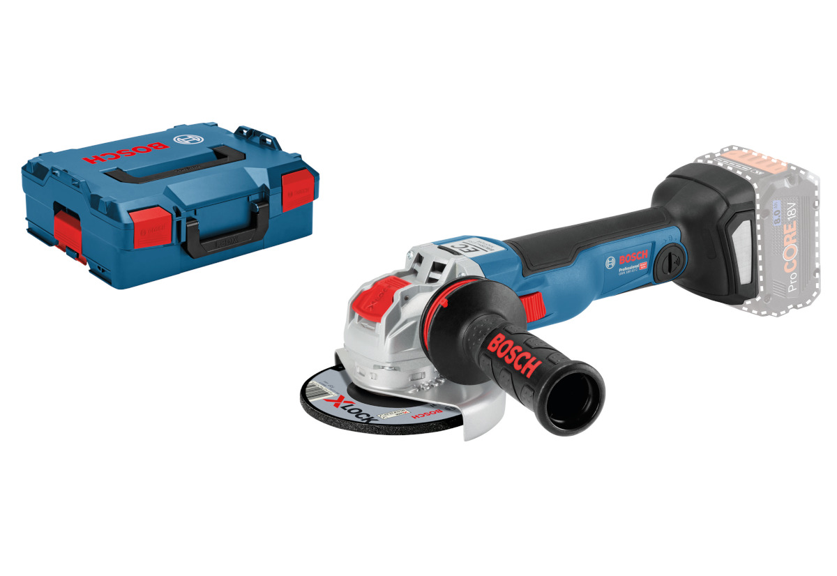 Meuleuse Sans Fil Gwx18v 10c Xlock Bosch Sans Batterie Chargeur 06017b0200