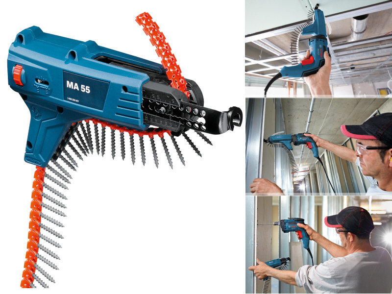 Chargeur Vis En Bande Ma55 Bosch Visseuse Plaquiste 1600z0000y