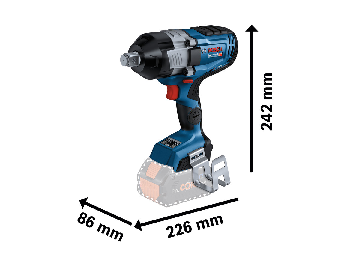 Boulonneuse choc GDS 18V-1600 HC Bosch Solo / carton