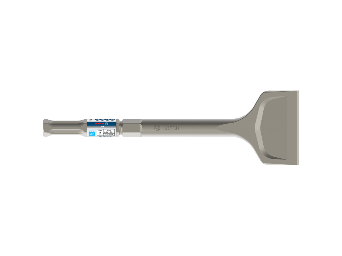 Burin bêche 115mm emmanchement 6 pans 22 mm PRO HEX 22-5C BOSCH
