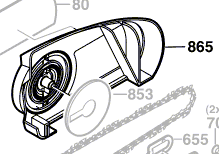 Capot Tronconneuse Ake35 19 Ake40 19 Bosch Piece Detachee