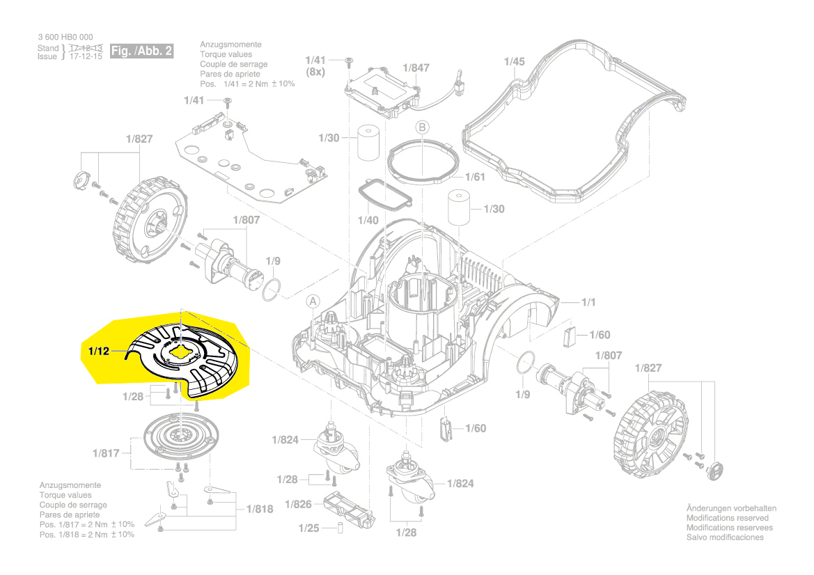 capot de protection pendulaire réf. F 016 L90 965 BOSCH