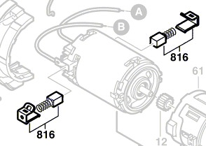 lot de 10 jeux de balais charbon réf. 1 607 000 488 Bosch